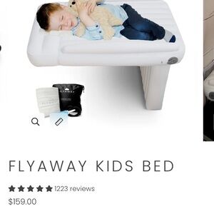 Flyaway Inflatable Kids Bed for Planes